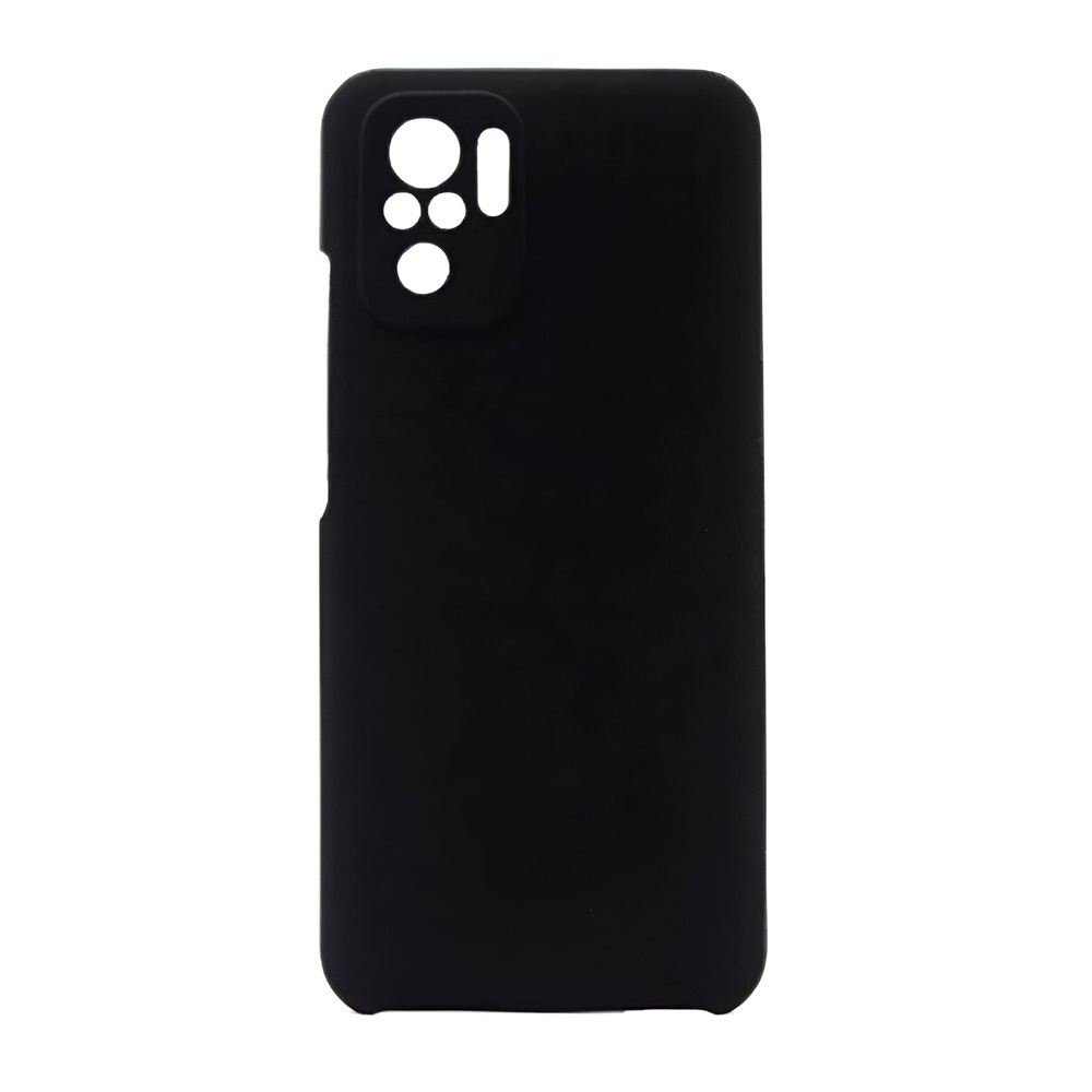 Helmet Case Liquid Silicone Xiaomi Redmi Note 10 5G, Black