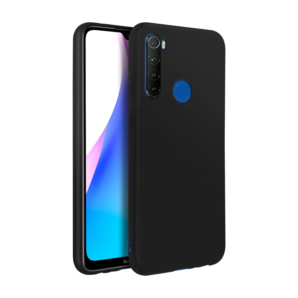 Helmet Case Liquid Silicone Redmi Note 8T, Black