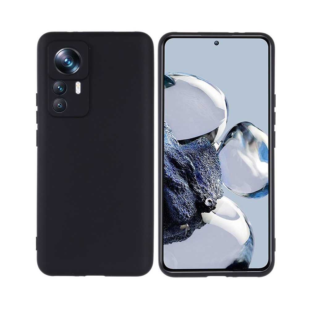 Helmet Case Liquid Silicone Xiaomi 12T/12T Pro, Black