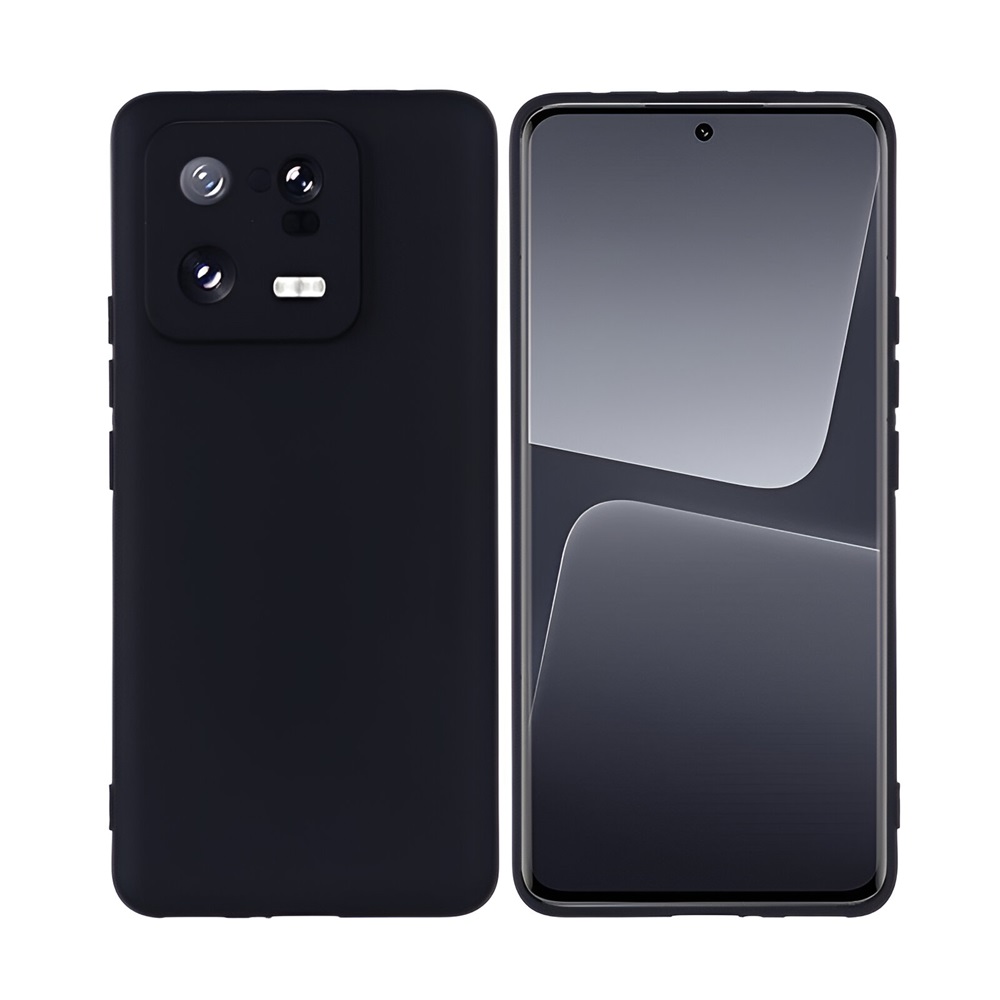 Helmet Case Liquid Silicone Xiaomi 13 Pro, Black