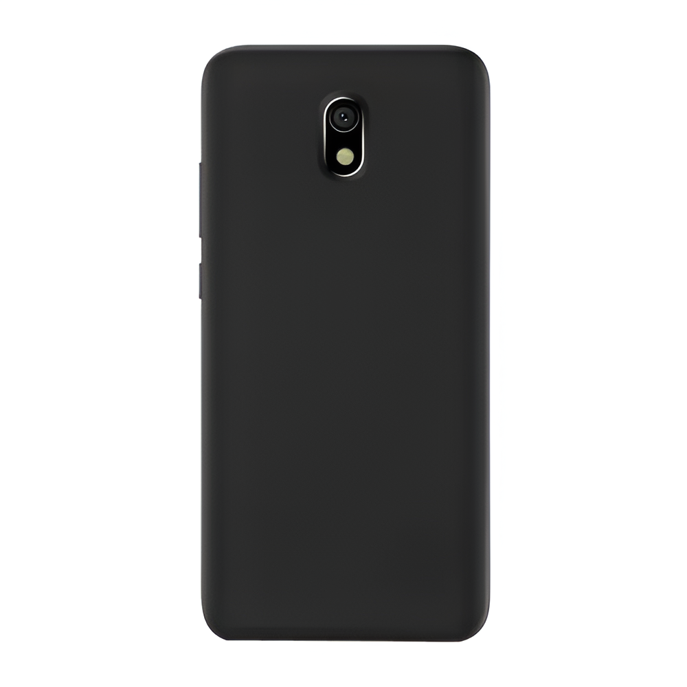 Helmet Case Liquid Silicone Xiaomi Redmi 8A, Black