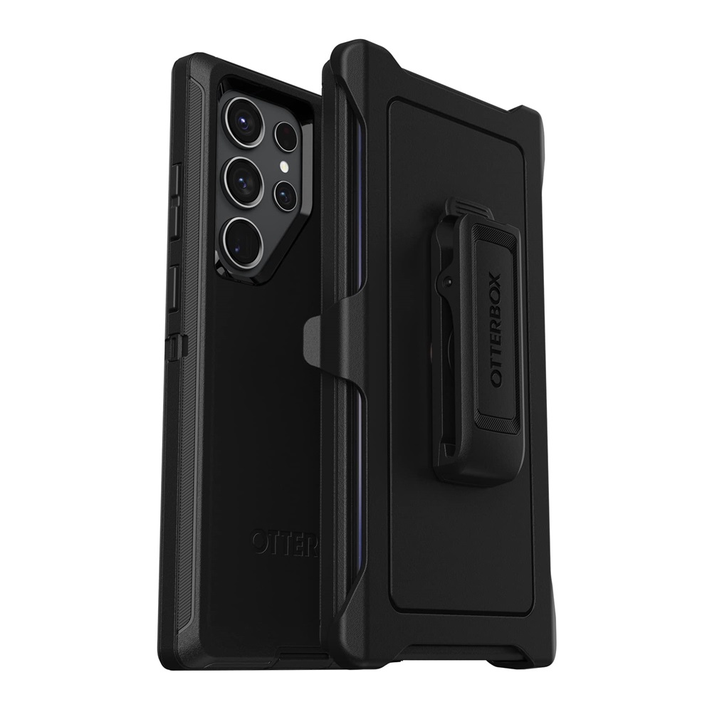 OtterBox Case for Samsung S23 Ultra Defender DROP+, Black