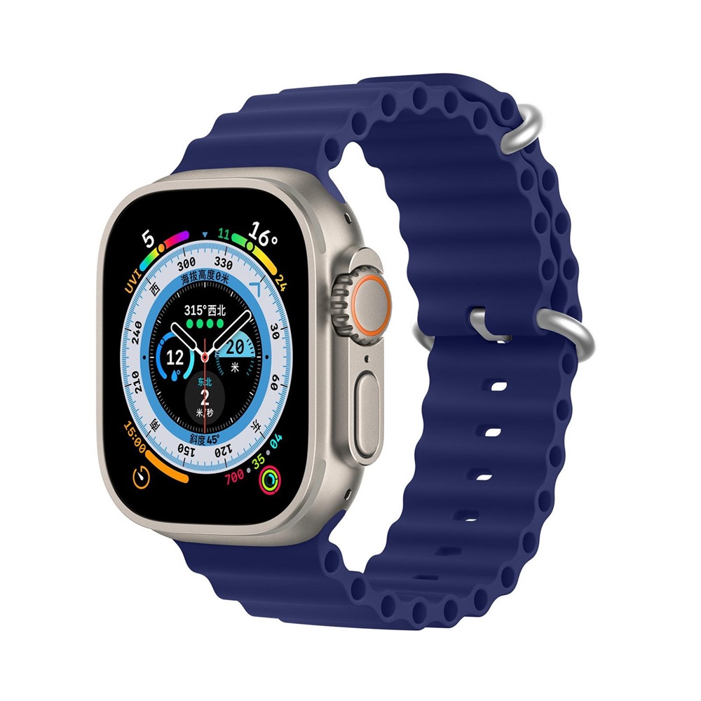 DUX DUCIS Strap Ocean Wave Version Apple Watch 38MM/40MM/41MM, Mid-Night Blue