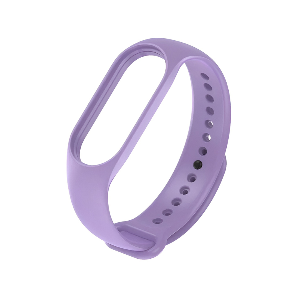 Helmet Silicone Strap Mi Band 7/6/5 Light Purple