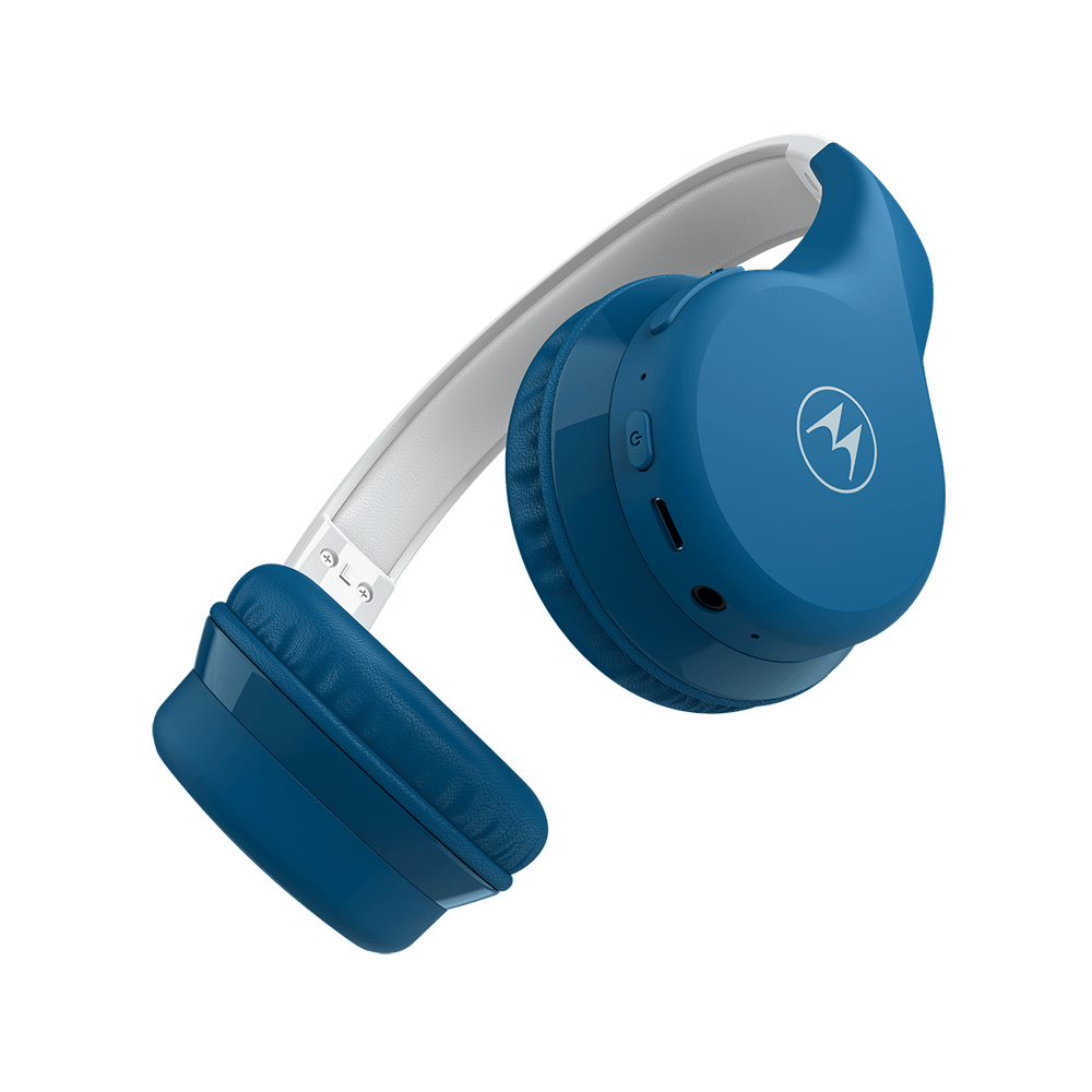 Motorola On-Ear Headphones with MIC Bluetooth MOTO JR300, Blue
