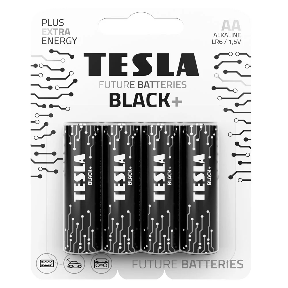 TESLA Batteries AA LR6 Alkaline 4 pcs Blister