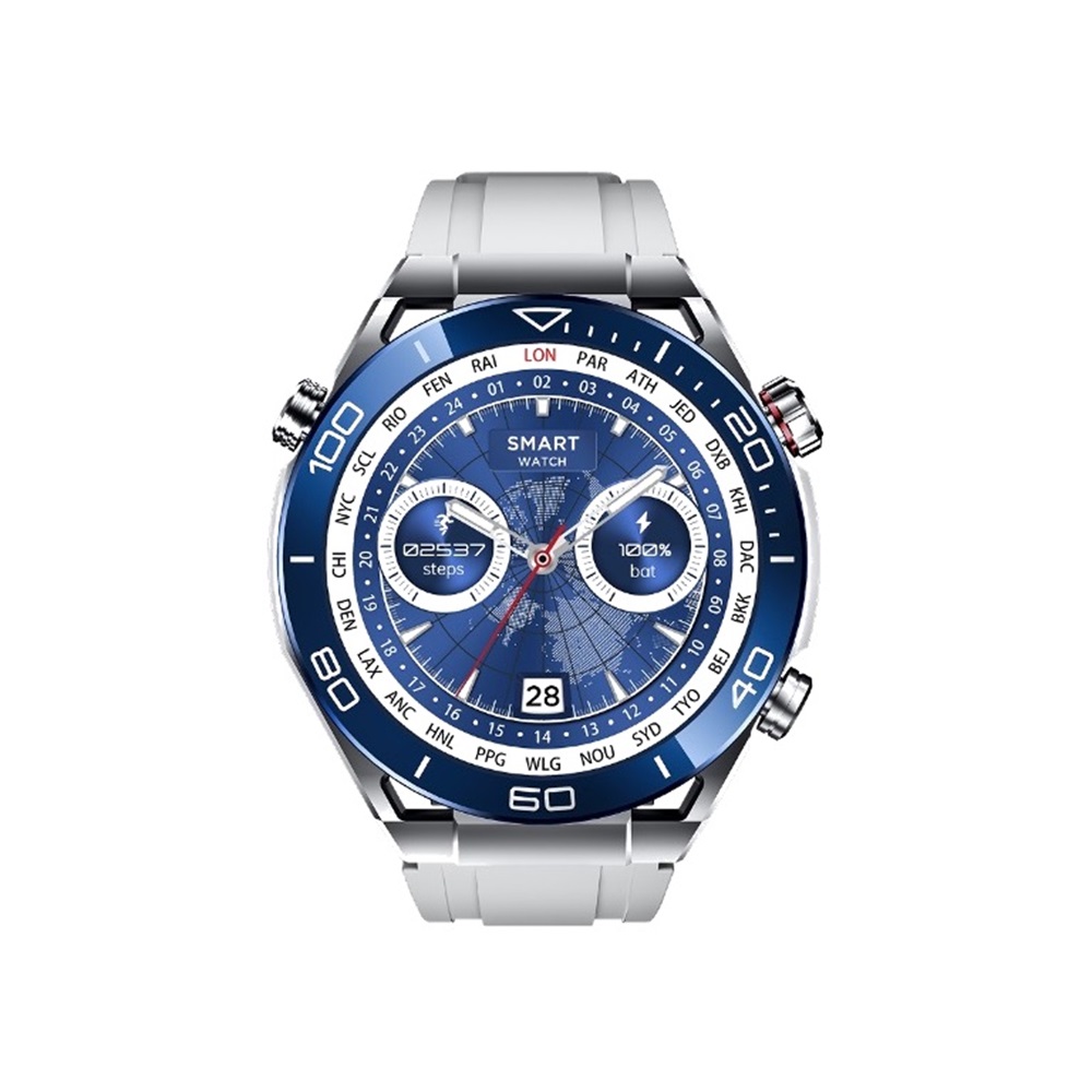 Charome Smart Watch HD Call T11 Amoled Display, Silver 