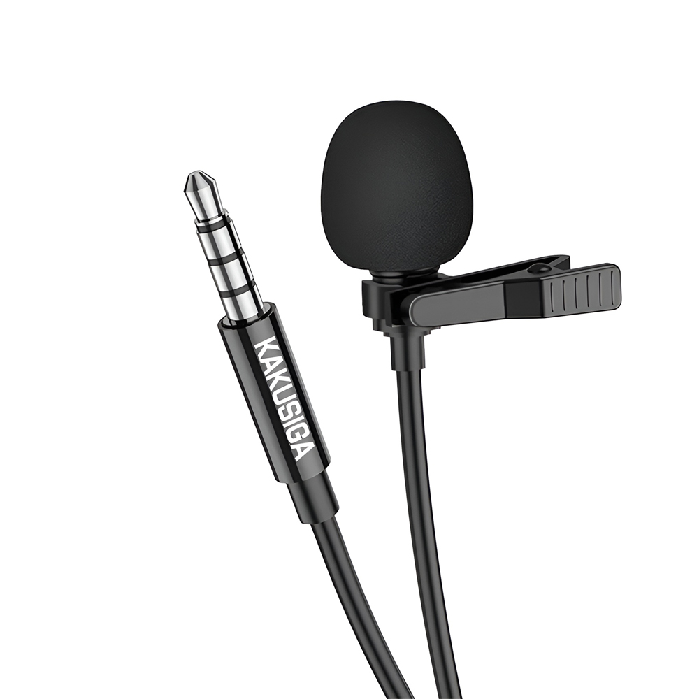 Ksiga Wired Lavalier KSC-762 3.5mm 2M, Black