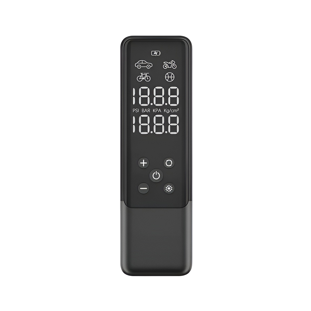 Yesido Air Pump Multifunction 20 Cylinders, 3 Mins from 2.0 to 2.5 Bar 12-24V Plug and Play Universal Cigarette Lighter Socket,VC05, Black 