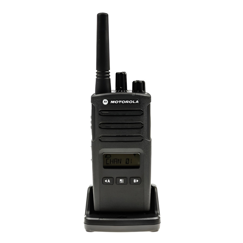 Motorola Walkie-Talkie TalkAbout XT460, IP55, 8 Channels (16-position channel), 9km, Black