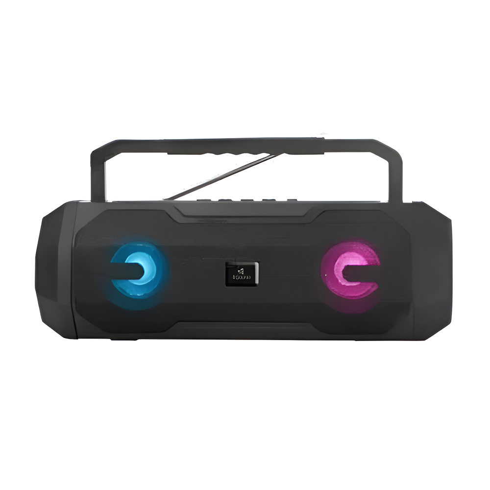 You Qi You Wireless Speaker YY-804 with Radio and Lantern, Black (Damaged Box)