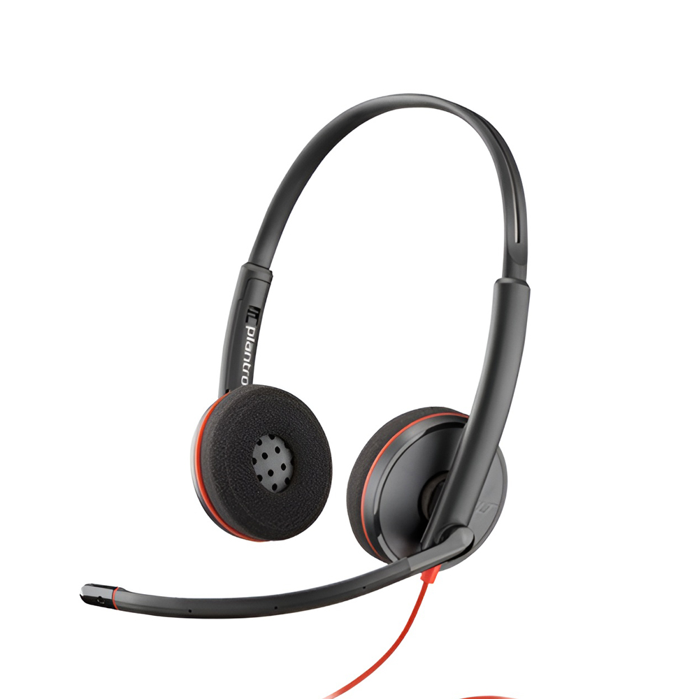Plantronics Blackwire C3220 Headset USB-C, Black