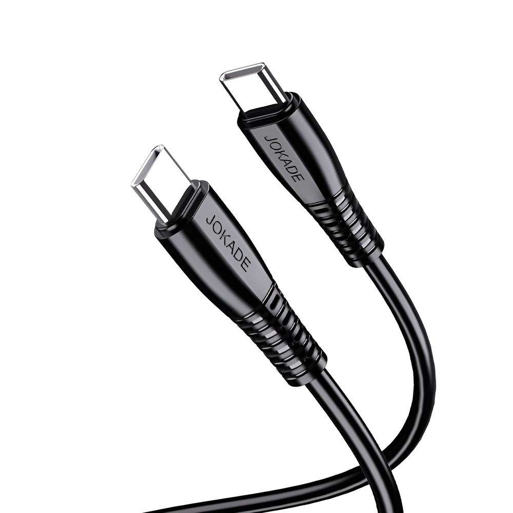 Jokade Cable Type-C to Type-C 100W 1M JA043, Black