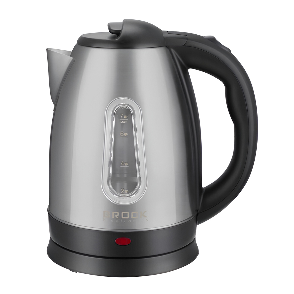 BROCK Electric Kettle WK 0605 GY, 1,8L, 1500W, Grey