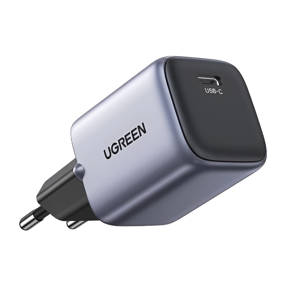 UGREEN Nexode GaN Charger 1xType-C 30W CD319, Space Gray