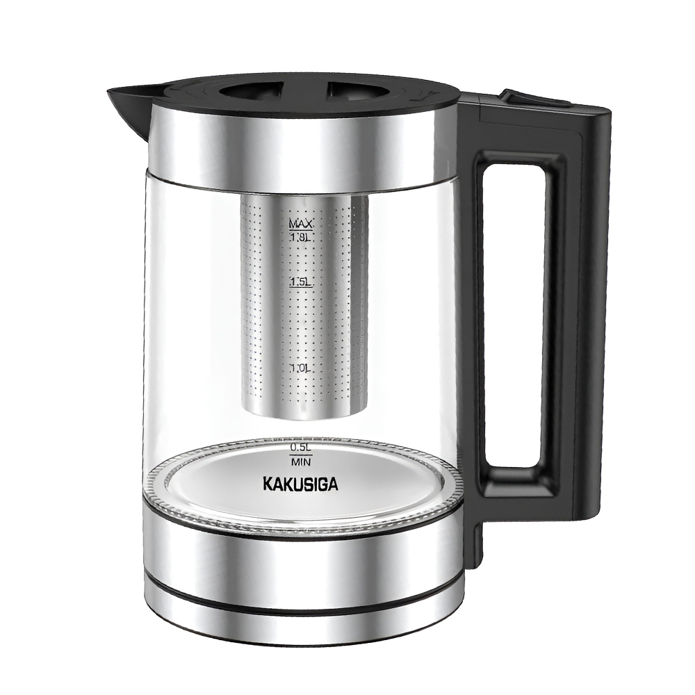 Electric Kettle, 1500W, 1,8L INOX KSC-1507, Silver