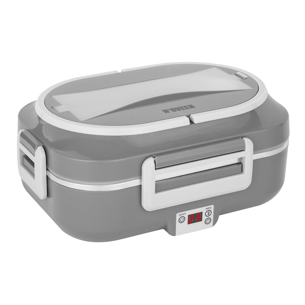 NOVEEN Lunch Box LB640  12/24/220-240 Volt,24x18,5x11 cm,INOX interior,Power 60 W Dark Grey