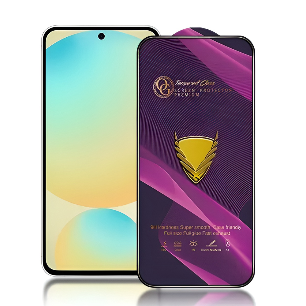 GA Tempered Glass for Samsung A55, Black (10pcs)