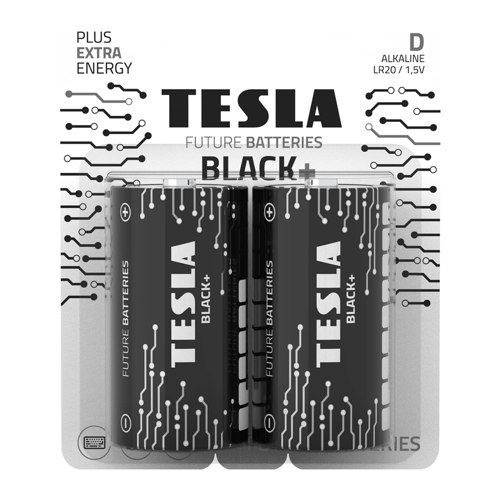 TESLA Batteries D LR20 Alkaline 2 pcs Blister