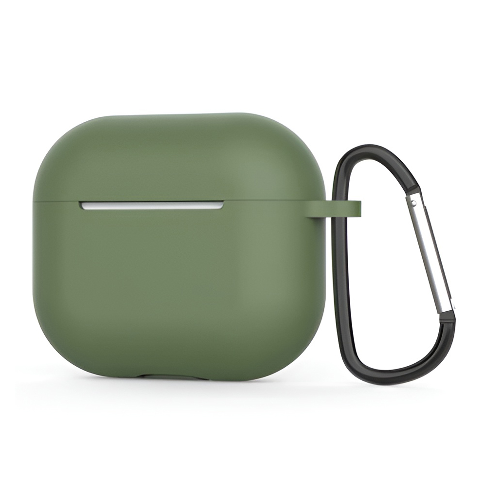 Helmet Case Silicone Airpods Pro, Pine Green
