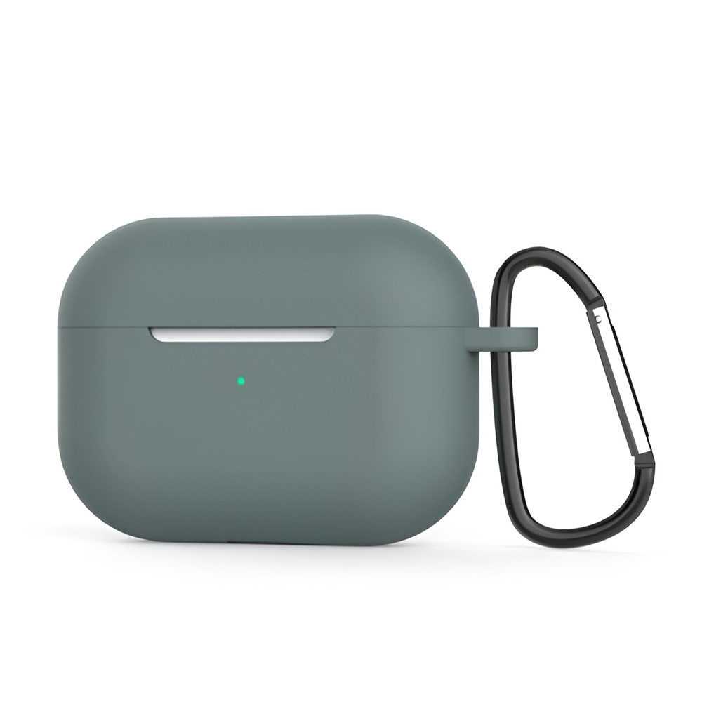 Helmet Case Silicone Airpods Pro, Darck Green