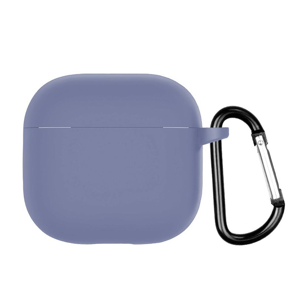 Helmet Case Silicone Airpods 4, Lavander Gray