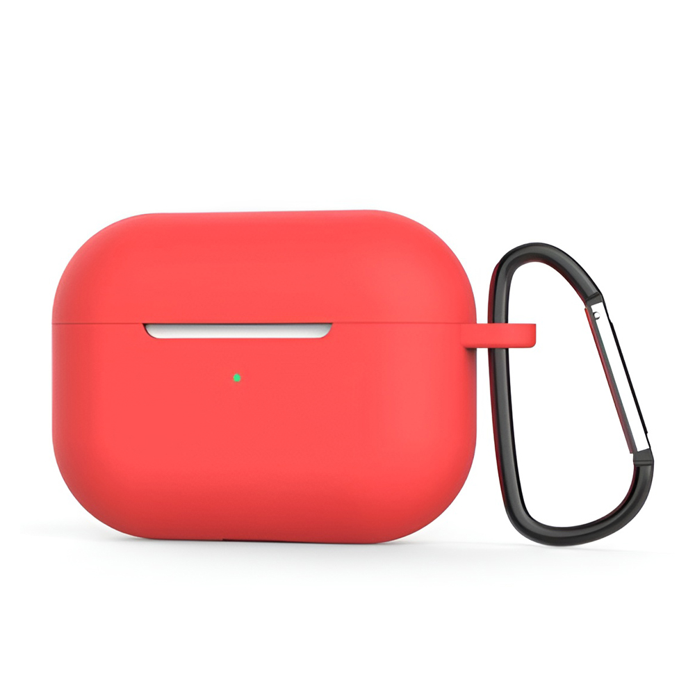 Helmet Case Silicone Airpods Pro, Rose Red