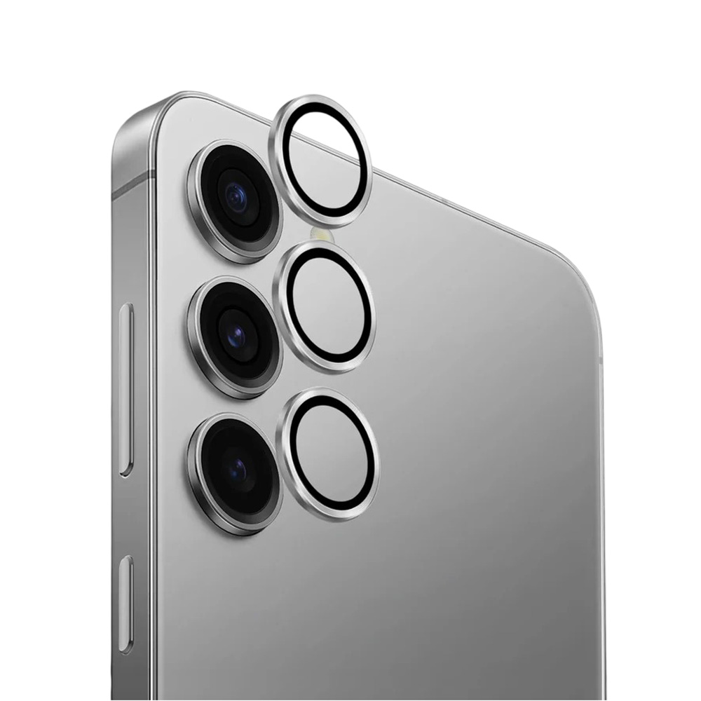 Uniq Optix Camera Lens Protector Aluguard for Samsung S25, Silver