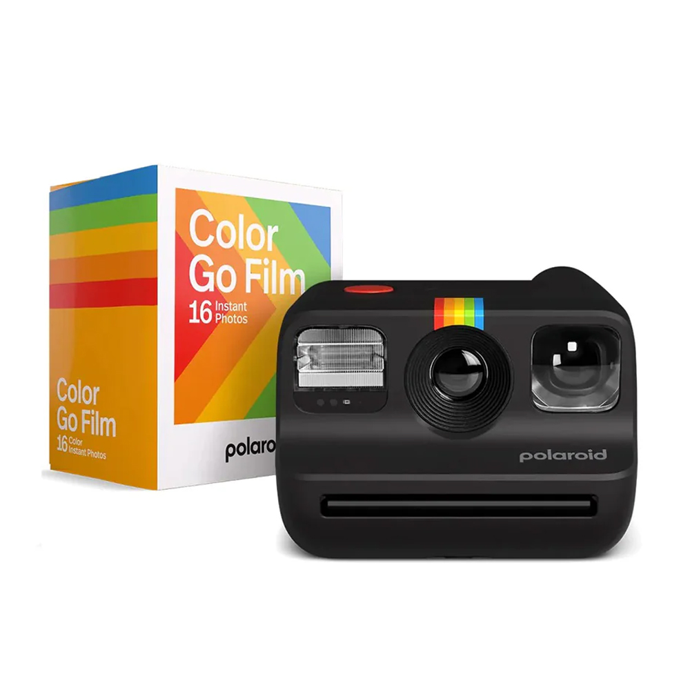 Polaroid Instant Camera GO Gen 2 Everything Box + Color Films 16 Sheets , Black