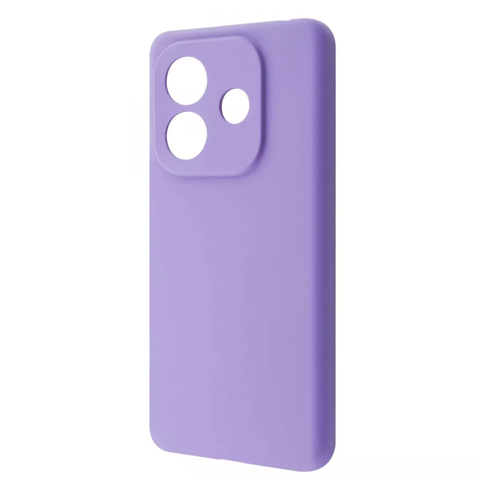WOO Case Liquid Silicone Xiaomi Redmi Note 14 5G, Purple