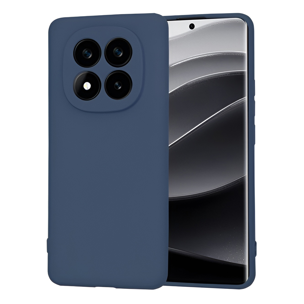 WOO Case Liquid Silicone Xiaomi Redmi Note 14 Pro 4G, Blue