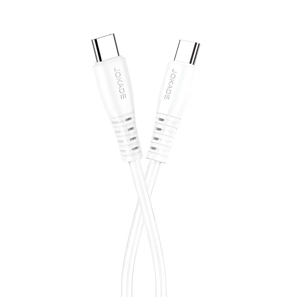 Jokade Cable Type-C to Type-C 100W 1M JA043, White