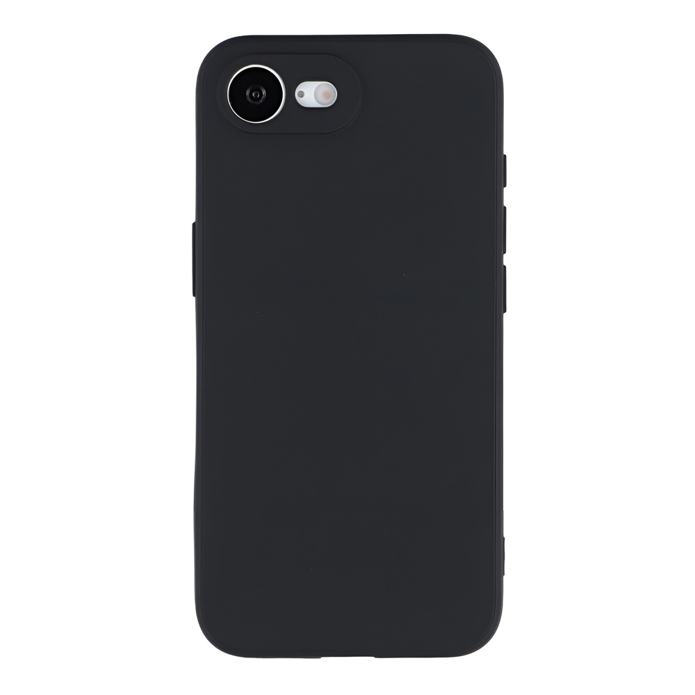 WOO Case Liquid Silicone iPhone 16E/iPhone 17E, Black