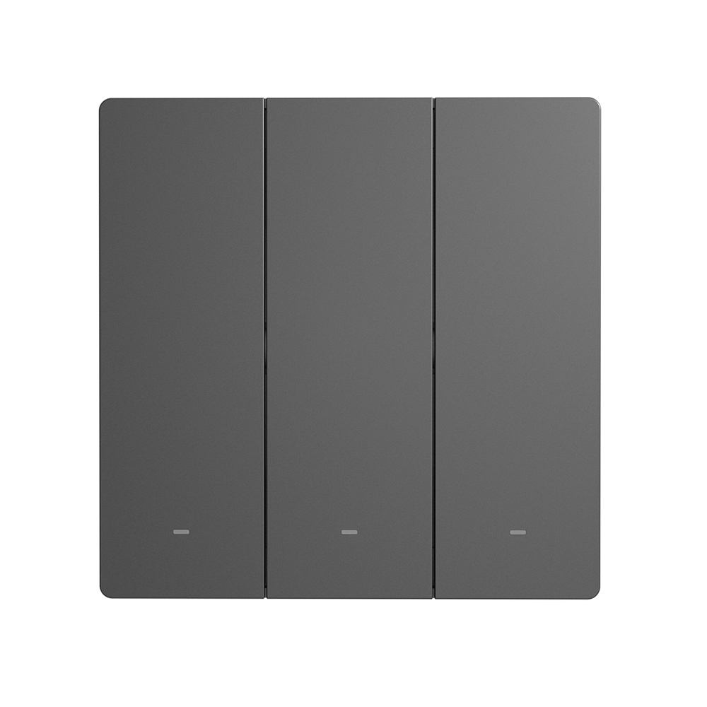 Sonoff Wi-Fi Smart Wall Switch SwitchMan M5 3 Gang (Neutral Wire), Dim Gray