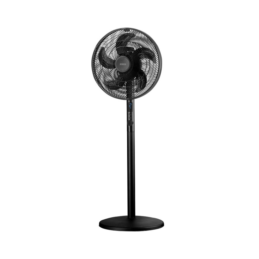 NOVEEN Standing Fan F535 2 in 1 standing and desk fan 16"/40cm, Black
