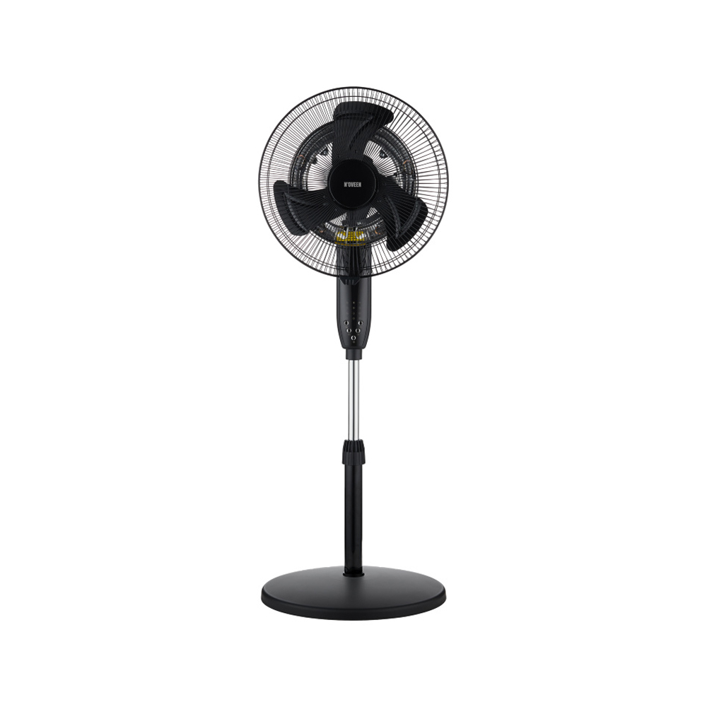 NOVEEN Standing Fan F740 2in1 with heating function Smart Tuya 16"/40cm, Black