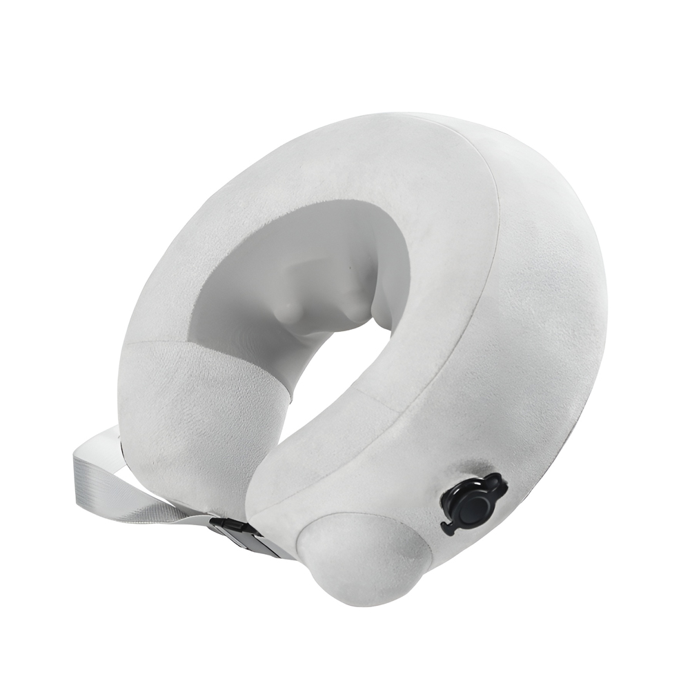 Inflatable Cervical Massage Pillow Portable Kneading Neck