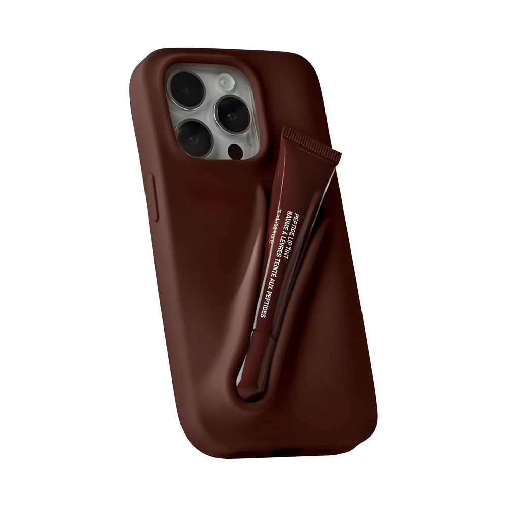 Rhode Lip Tint Phone Case iPhone 16 Pro, Espresso