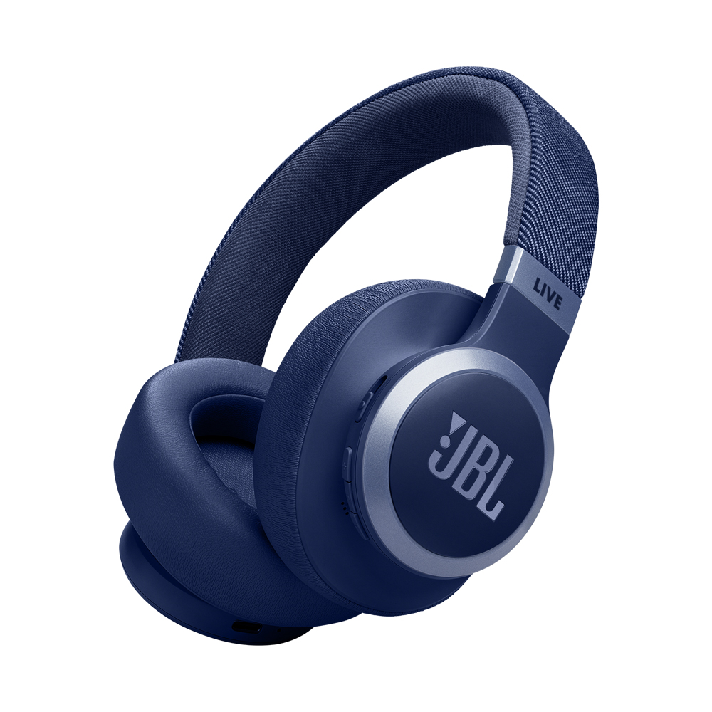 JBL On-Ear Headphones with MIC Bluetooth Live 770NC, Blue