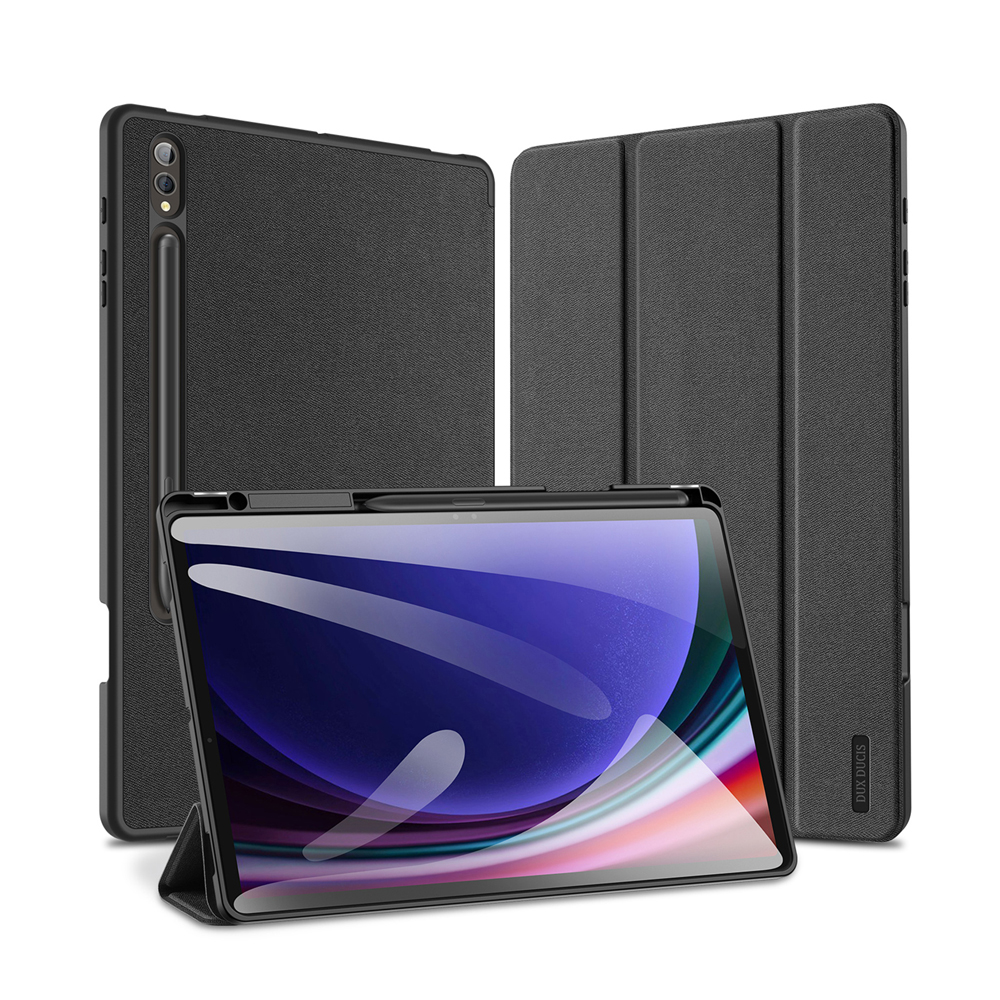 DUX DUCIS Tablet Case Samsung Tab S10 Plus / S9 Plus / S9 FE Plus DOMO, Black