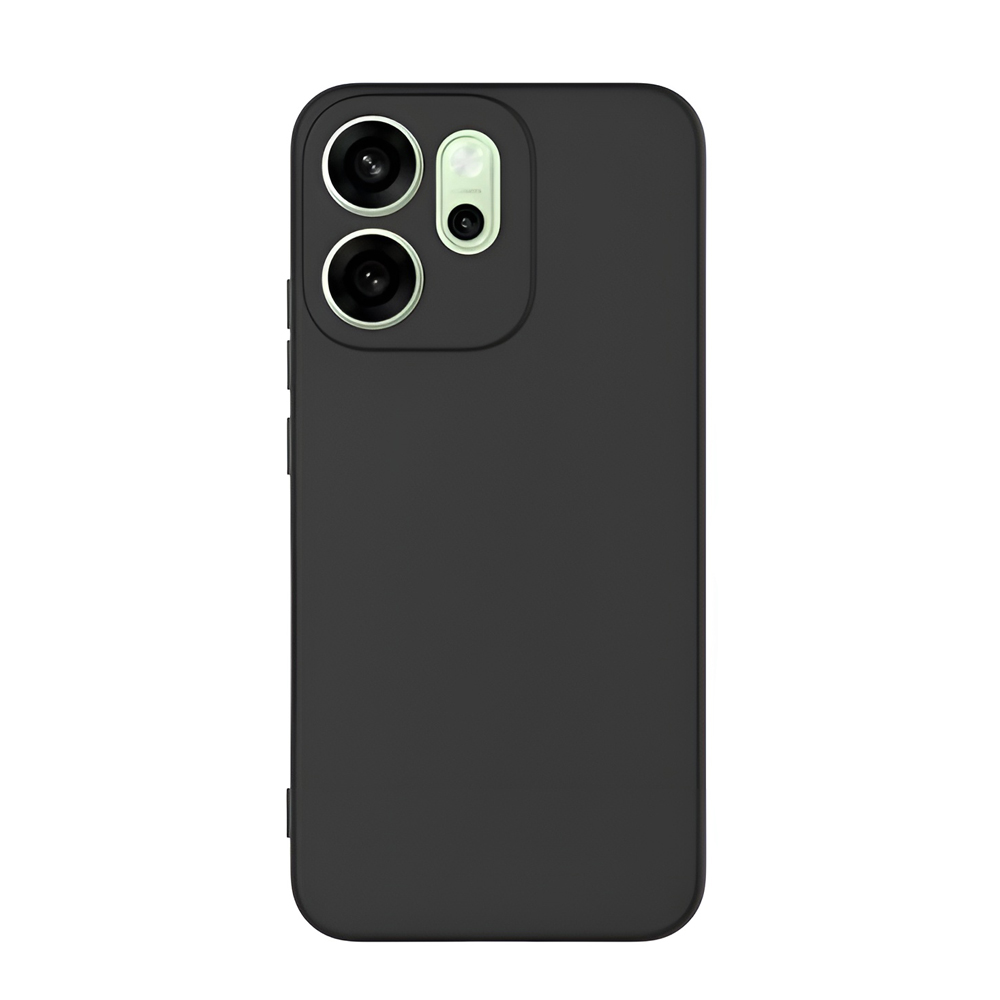 WOO Case Liquid Silicone Oppo Reno 14F/FS, Black