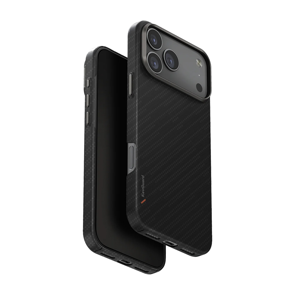 Uniq Case for iPhone 17 Pro Max (2025) Hybrid Magclick Keva Edge, Carbon Black*