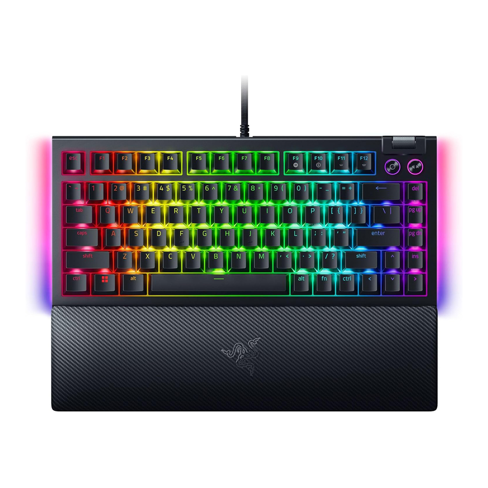 Razer Keyboard Mechanical BlackWidow V4 75%, Black Edition US Layout