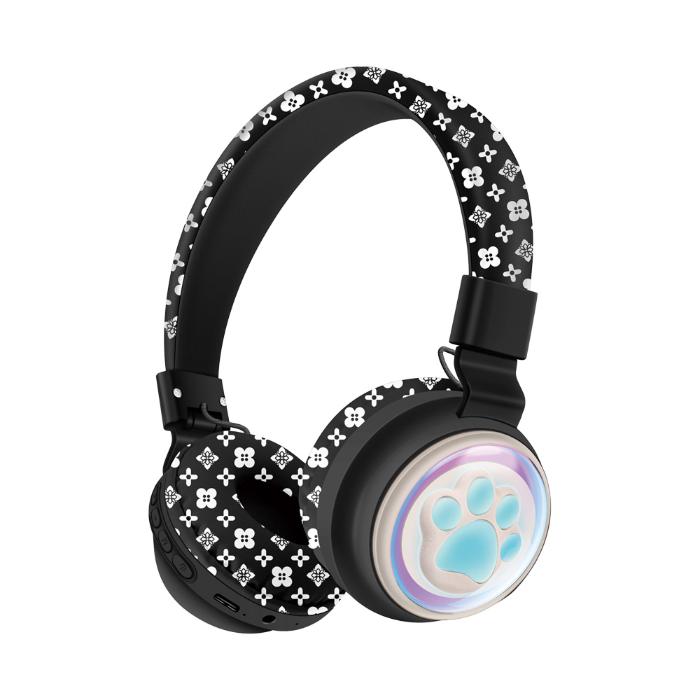 Musen Wireless Headphones on Ear AKZ-601D, BLACK