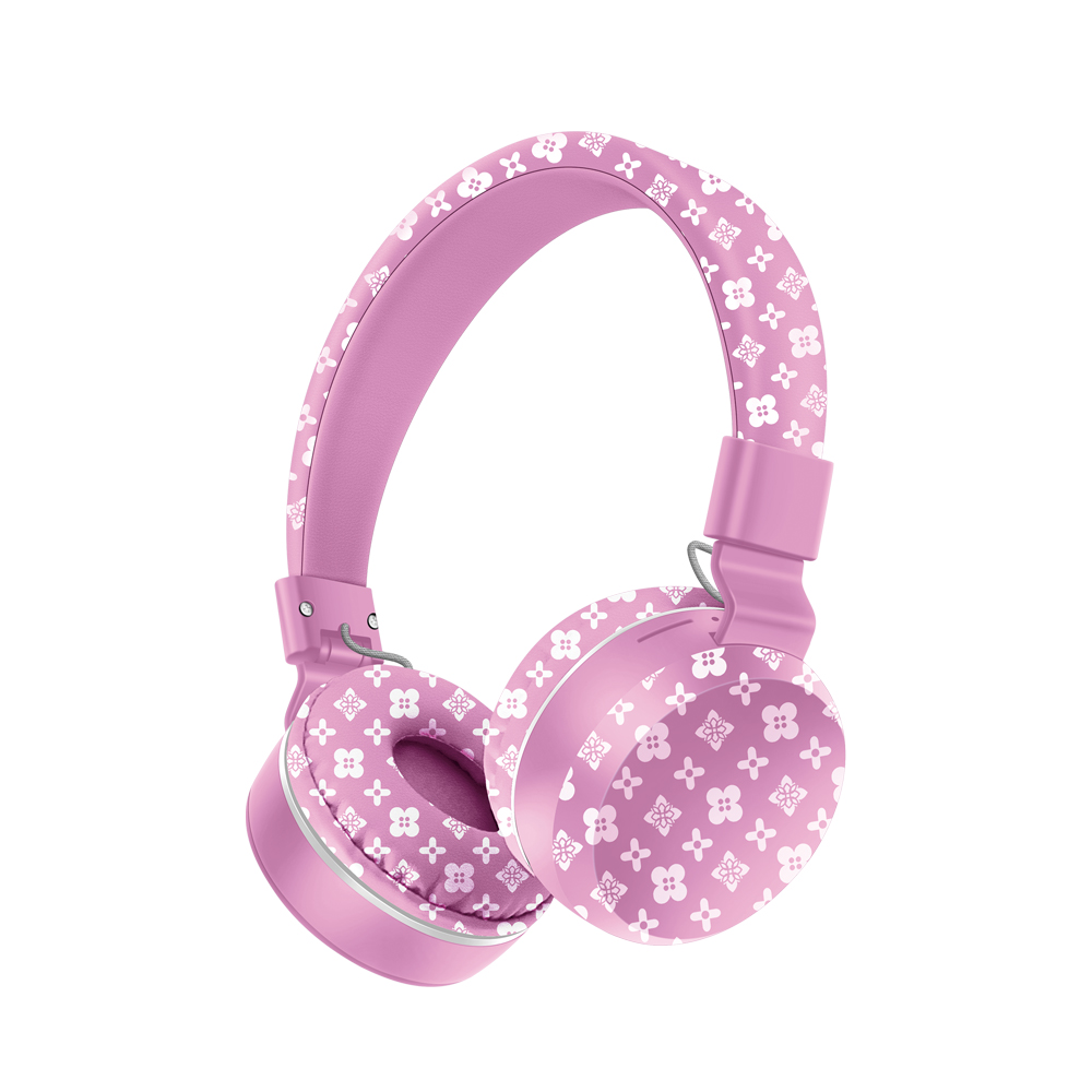 Musen Wireless Headphones on Ear LK-806, Pink