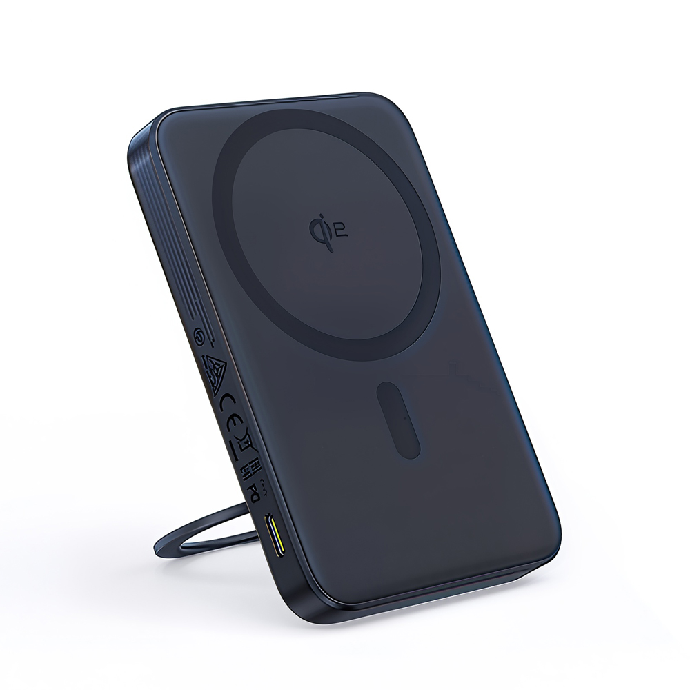 Baseus Power Bank Magsafe PicoGo Qi2 with Kickstand 5000mAh, 20w with cable Type-C 0.3m, Black