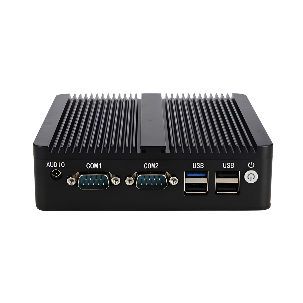 Mini Industrial PC, Celeron N2830 8GB RAM 256GB SSD, Dual Gigabit LAN, 2x COM ports, 6x USB ports, VGA + HDMI, WiFi