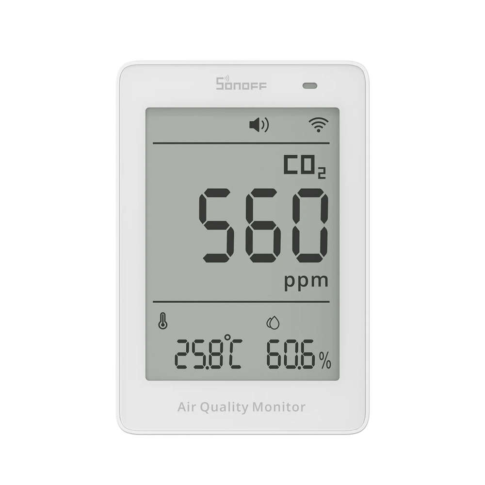 Sonoff Matter Over Wi-Fi Air Quality Monitor AirGuard CO2 (SAWF-08P)