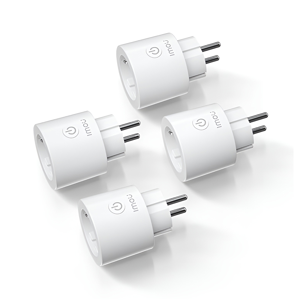 imou Smart Plug with Energy Monitoring Wi-Fi/Matter 220-240V 16A (4pcs), White