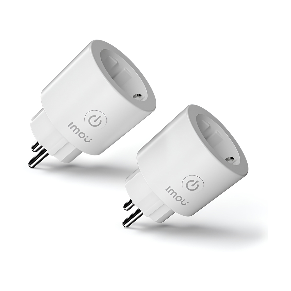 imou Smart Plug with Energy Monitoring Wi-Fi/Matter 220-240V 16A (2pcs), White